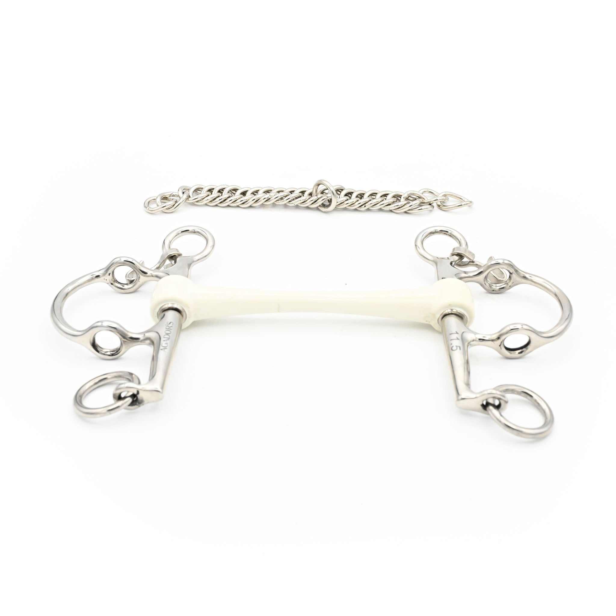 BFCM: Rubber Semi Flexi Pelham Gag Combination Bit