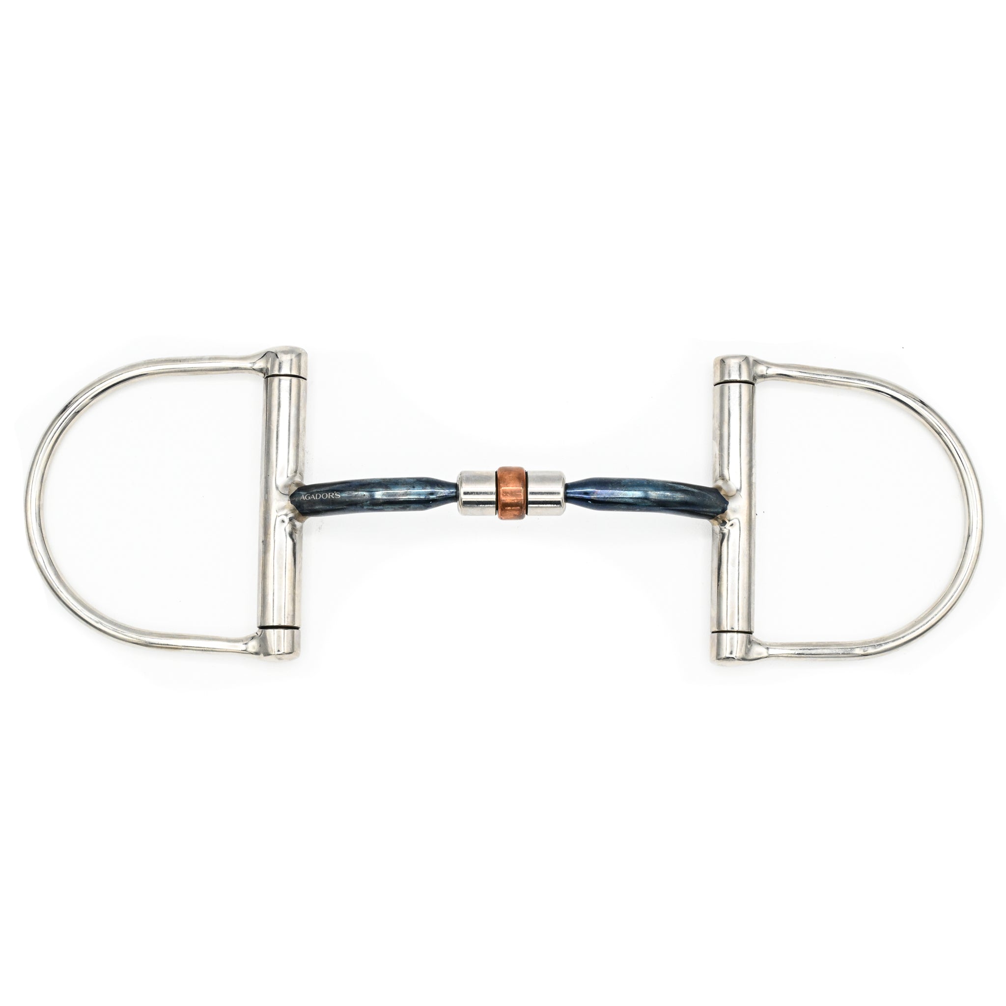 CalmBlue Hunter D-Ring Snaffle (Extra Large Dee Cheek)